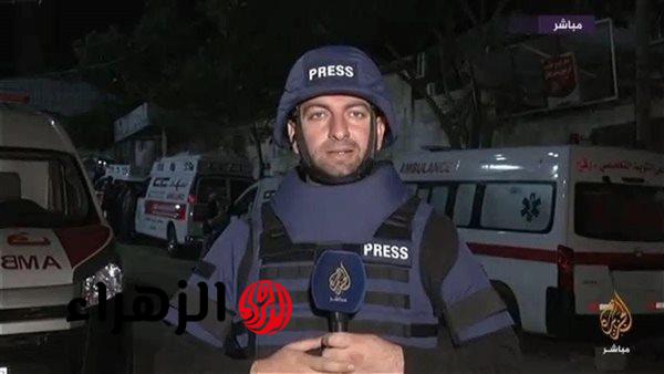 إستشهاد مراسل قناة الجزيرة مباشر الصحفي محمد وشاح إثر قصف إسرائيلي متعمد غربي غزة