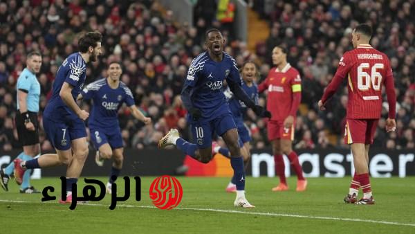 موعد مباراة ليفربول وباريس سان جيرمان في إياب ربع نهائي دوري أبطال أوروبا والقناة الناقلة