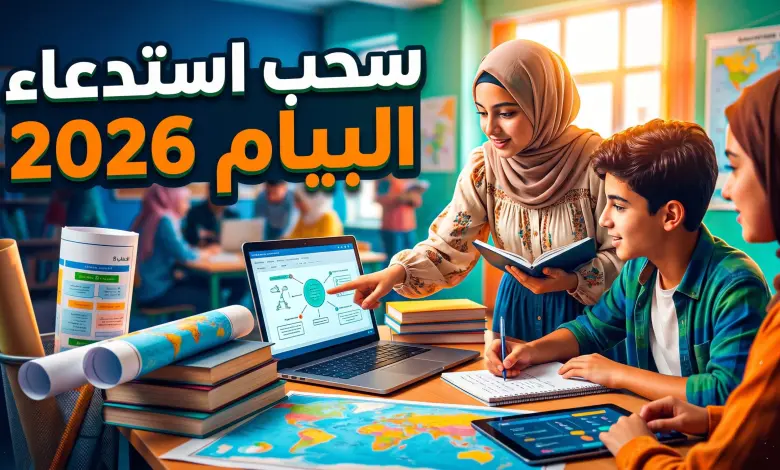 وزارة التربيـة: موقع سحب استدعاء شهادة التعليم المتوسط 2026 خـلال bem.onec.dz رسميا بشكل الكتروني