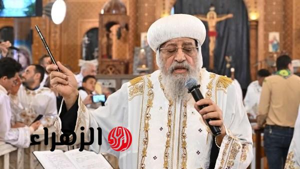 البابا تواضروس يؤكد في قداس خميس العهد أن غسل الأرجل يجسد الاتضاع والمحبة في المسيحية