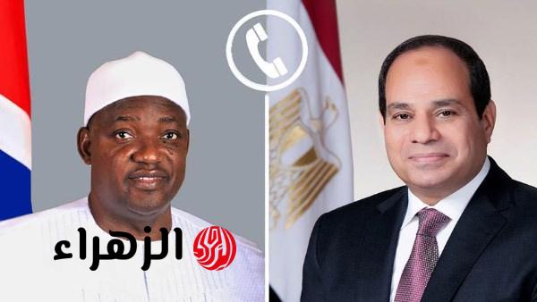 الرئيس السيسي ورئيس جامبيا يتفقان على توسيع آفاق التعاون التجاري والاستثماري بين البلدين