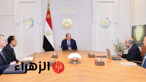 الرئيس السيسي يؤكد ضرورة التوسع في مشروعات الطاقة الجديدة والمتجددة