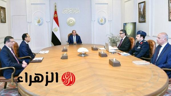 السيسي يوجه بتكثيف استخدام آليات ضبط السوق لمنع الغلاء والمضاربات