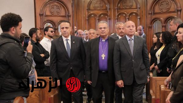 الطائفة الإنجيلية تحتفل بعيد القيامة في مصر الجديدة بحضور رسمي ودبلوماسي