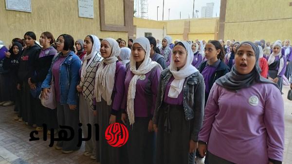 بعد شائعة تعطيل الدراسة|المدارس “كاملة العدد” و20 صورة ترصد انتظام العملية التعليمية