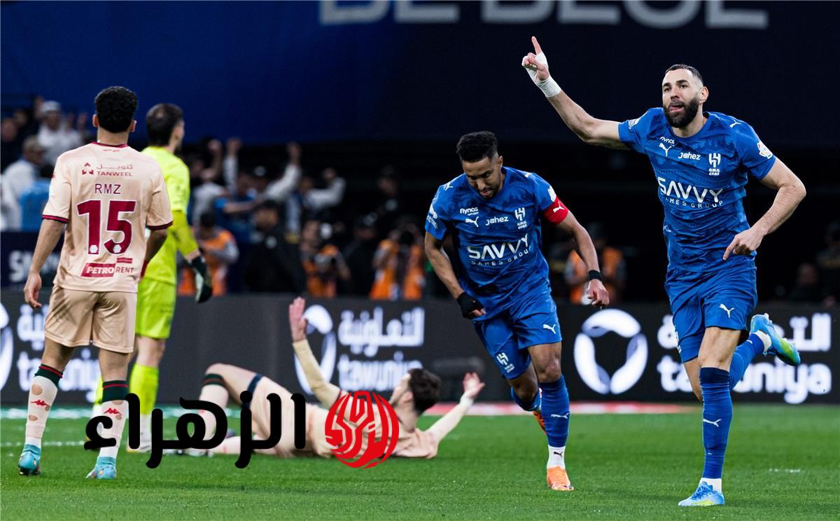 ترتيب هدافي الدوري السعودي بعد ثنائية كريم بنزيما في مباراة الخلود