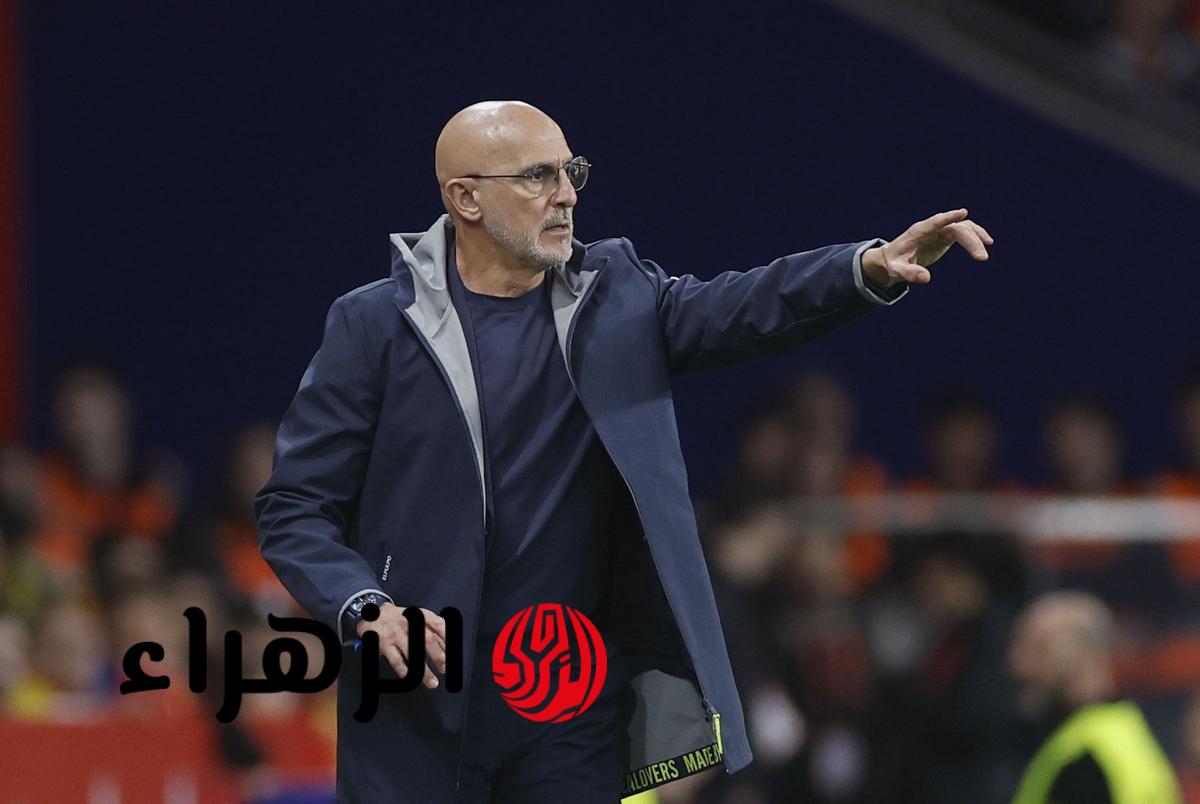 دي لا فوينتي يشيد بمصطفى شوبير ويكشف كواليس تعادل إسبانيا ومصر