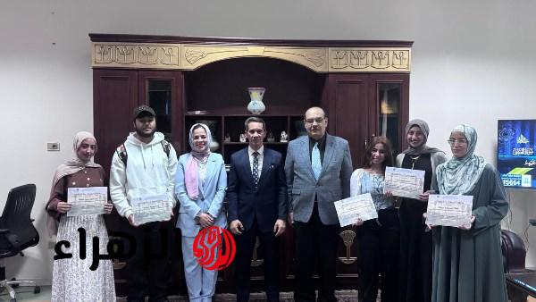 طلاب بكالوريوس برنامج ترميم وصيانة التراث المعماري بكلية الآثار يحققون أول نشر علمي