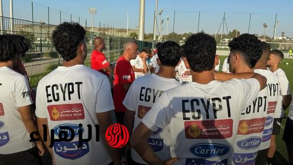 ليبيا تتقدم على منتخب مصر للناشئين بهدف في شوط المباراة الأول
