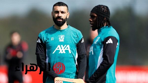 محمد صلاح يقود تدريبات ليفربول بحماس قبل مواجهة باريس سان جيرمان فيديو
