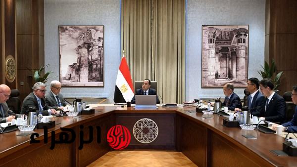 مدبولي يبحث مع رئيس شركة صينية إنشاء مصنع جديد لإنتاج الألومنيوم في مصر