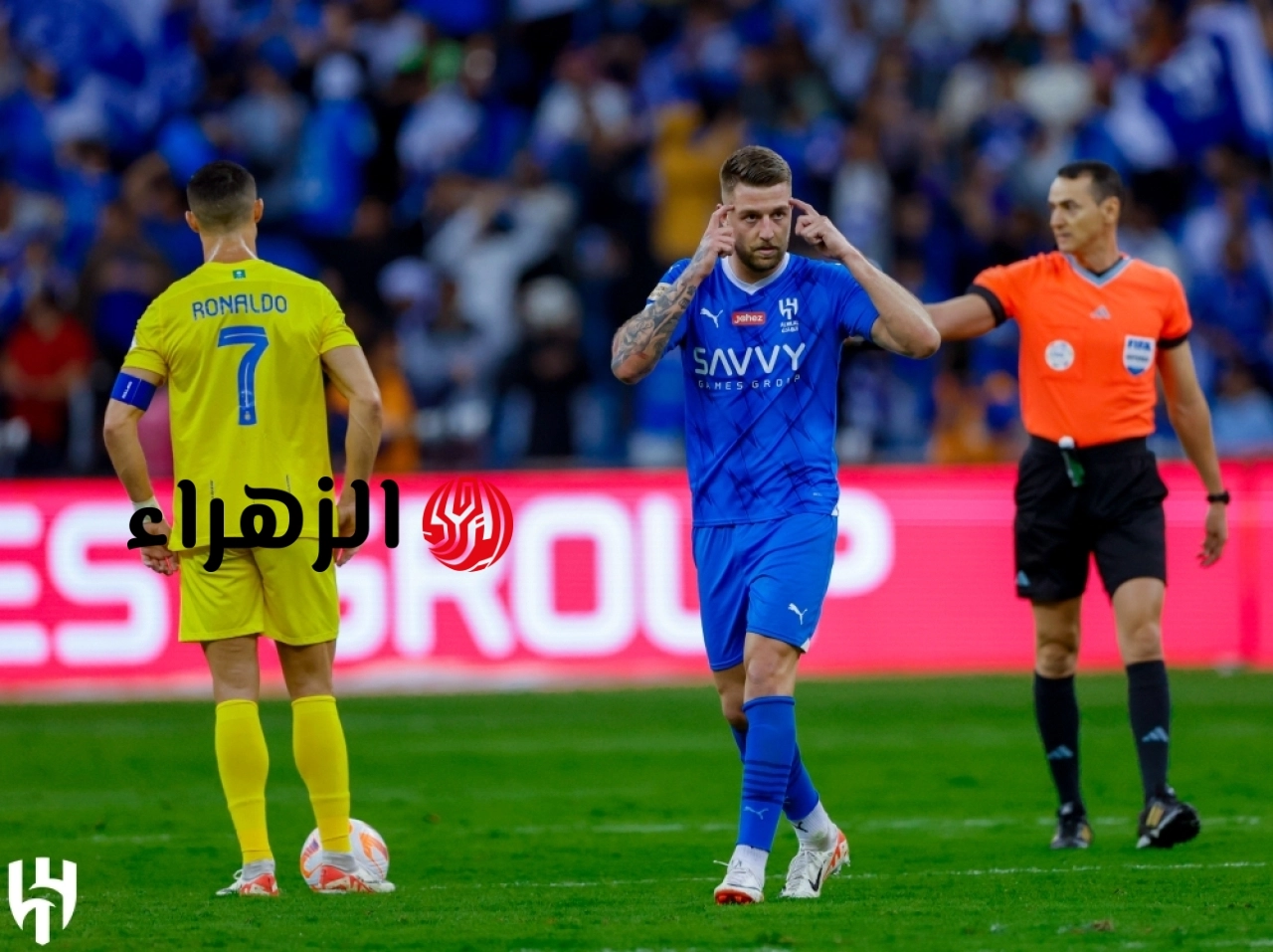 مباراة Al-Hilal vs Al-Nassr الان على قناة ثمانية بتعليق فارس عوض.. شوط ناري