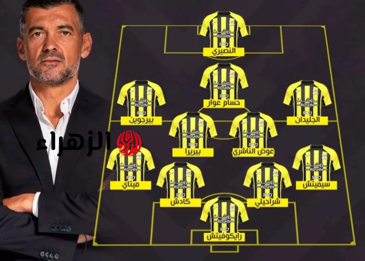 al-ittihad vs al-kholood.. تشكيل نادي الاتحاد ضد الخلود الرسمي اليوم والقنوات الناقلة بقيادة النصيري في دوري روشن السعودي 2026