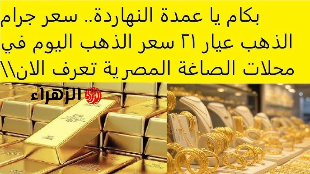 سعر الذهب في مصر اليوم الثلاثاء 19 مايو 2026 .. عيار 21 يواصل الارتفاع