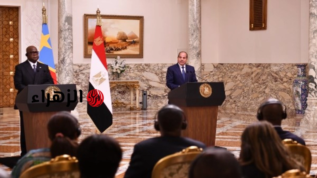 الرئيس السيسي ورئيس الكونغو الديمقراطية يشهدان توقيع اتفاقيات ومذكرات تفاهم لتعزيز التعاون المشترك