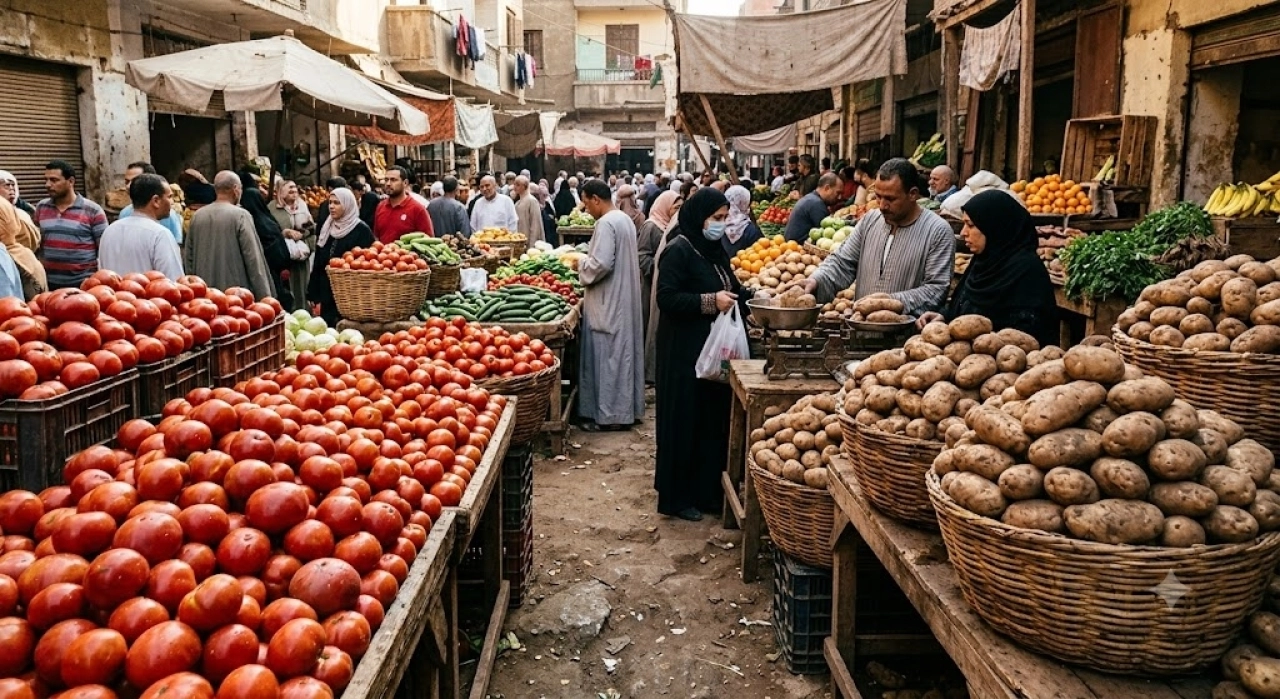 الطماطم تبدأ من 20 جنيهاً.. أسعار الخضروات في الأسواق اليوم الخميس 9 يوليو 2026
